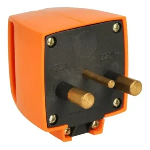 Ficha Industrial Macho Naranja 2x32A+T