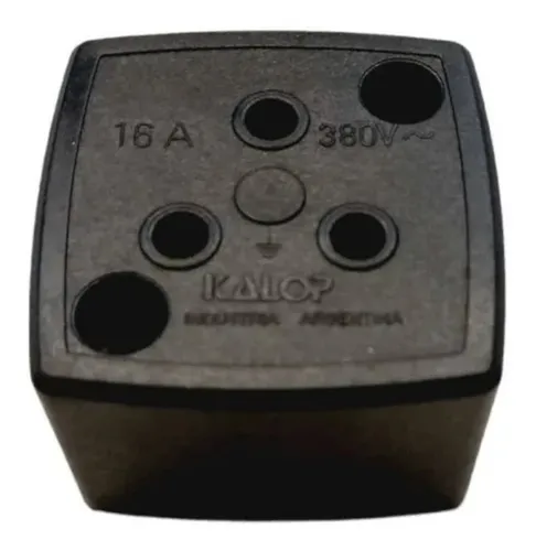 Base Industrial Negra 3x16A