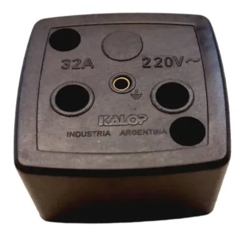 Base Industrial Negra 2x32A+T
