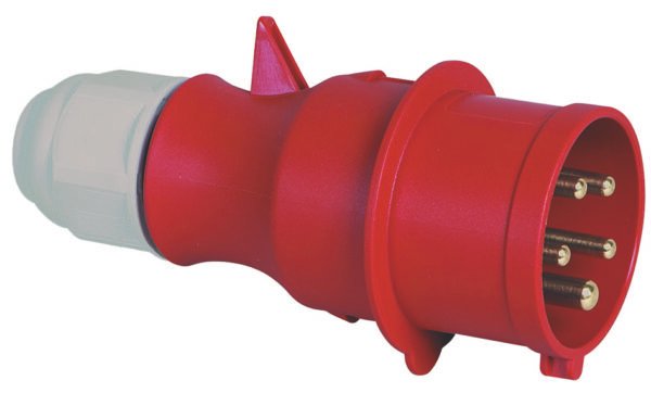 Ficha Macho 380v IP44 16A+T+N -BALS