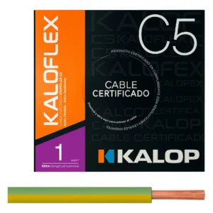 Cable Unipolar IRAM C5 01,00mm V/A x100Mts
