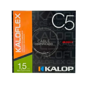 Cable Unipolar IRAM C5 01,50mm Roj x100Mts