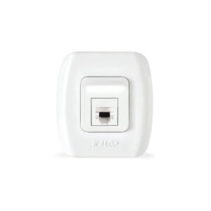Base TEKNA de Superf. Blanca RJ11 Cat 3 6P