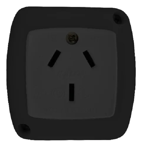Base TEKNA de Superf. Negra Toma 20A