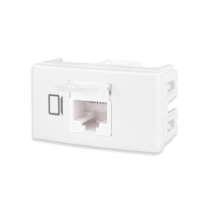 Mod. RJ45 Computacion Cat. 6 Blanco