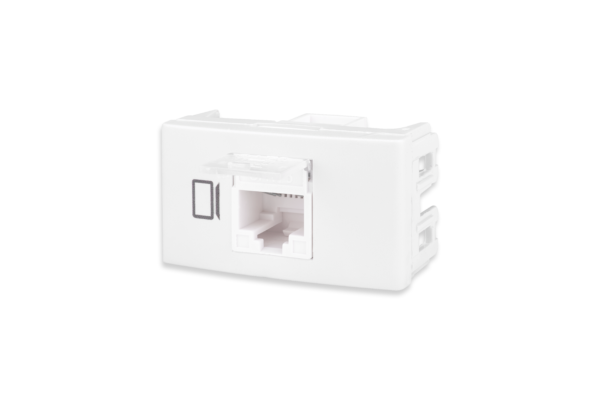 Mod. RJ45 Computacion Cat. 6 Blanco