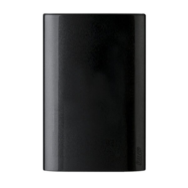 Tapa 3 Mod. Rect. 10x5 Civil Ciega Negra